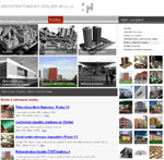 Architektonický Ateliér 2H web, CMS