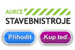 Aukce stavební stroje