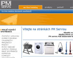 PM servis web, eshop