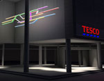 Forum LIBEREC 3d vizualizace svítidel Tesco